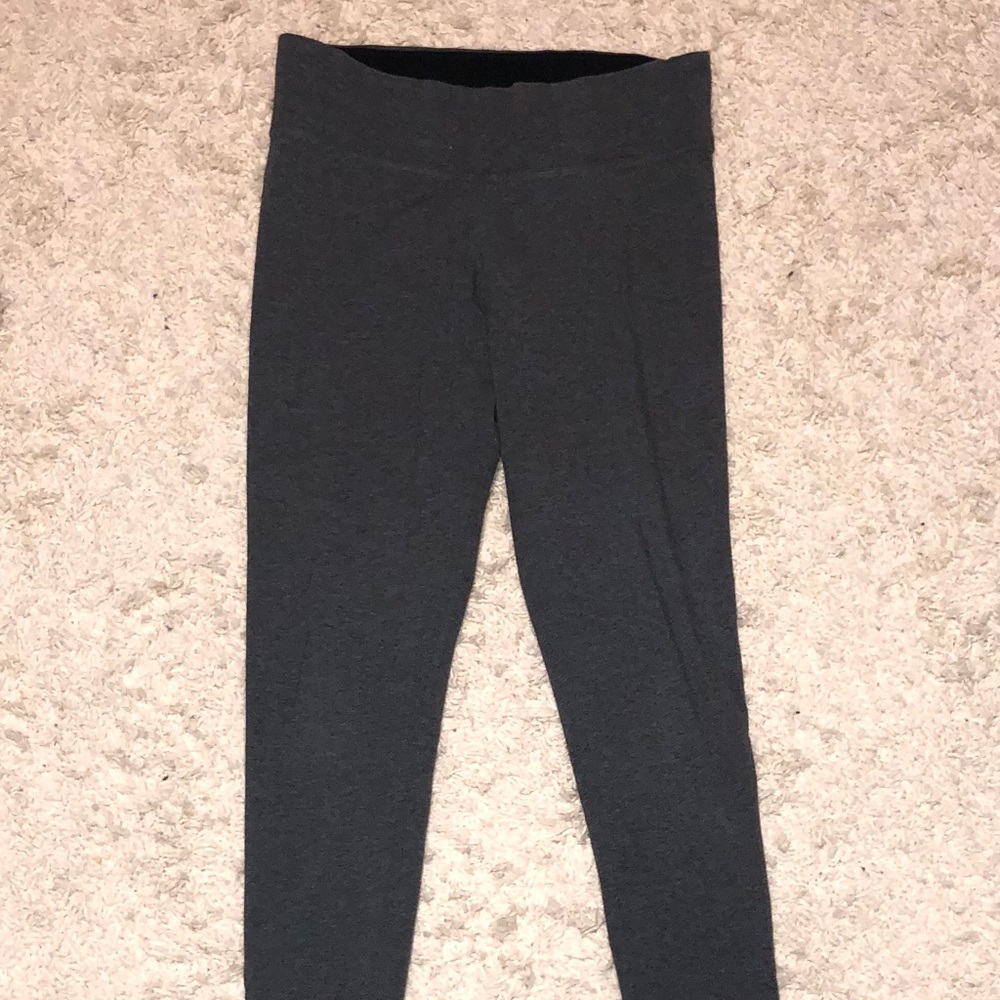 Grey PINK leggings size M